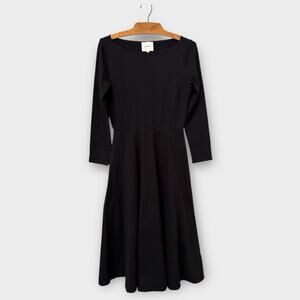 Reformation Wiley Long Sleeve Cotton Jersey Dress Size Medium